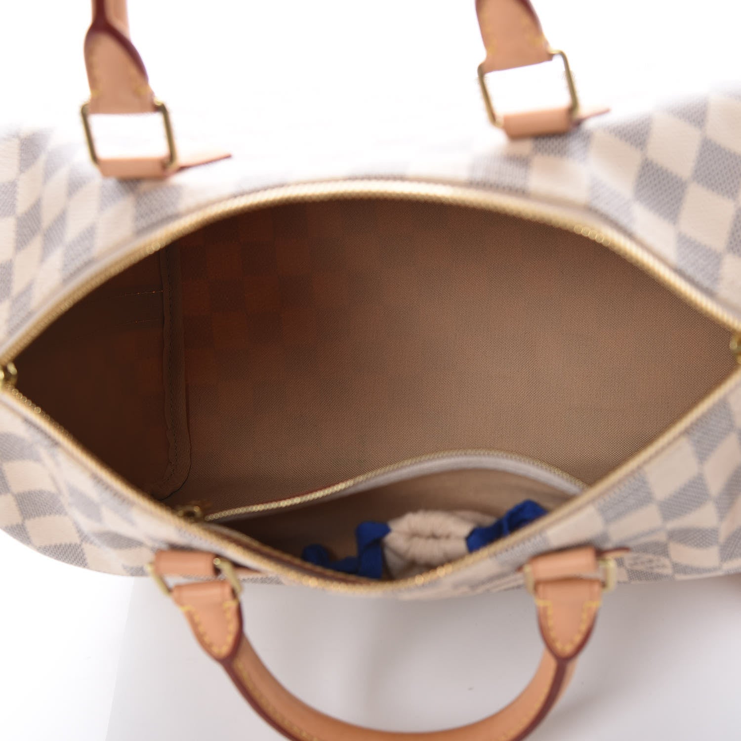 Louis Vuitton Damier Azur Speedy Bandouliere 30 7 of 15