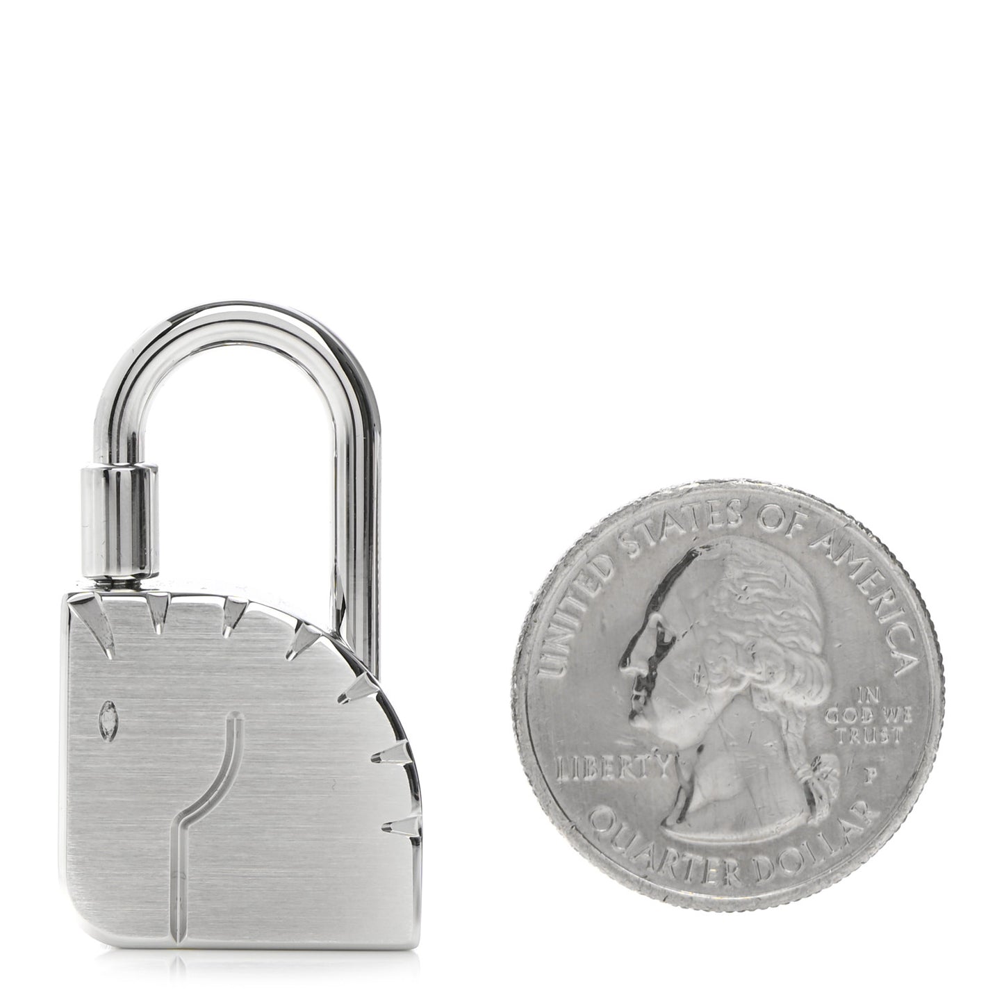 Palladium Cadenas Horse Key Ring