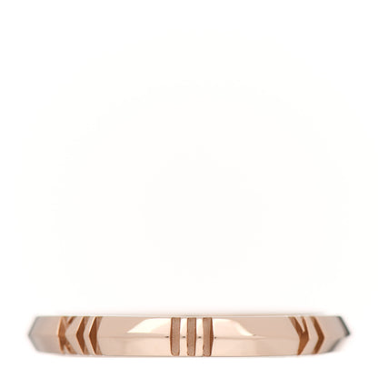 Tiffany 18K Rose Gold Atlas X Closed Narrow Ring 62 10 3 of 4