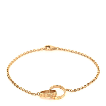 Cartier 18K Yellow Gold Interlocking LOVE Bracelet 1 of 6