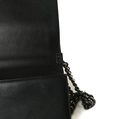 Chanel Calfskin Quilted New Medium Boy Flap Black 13 of 17