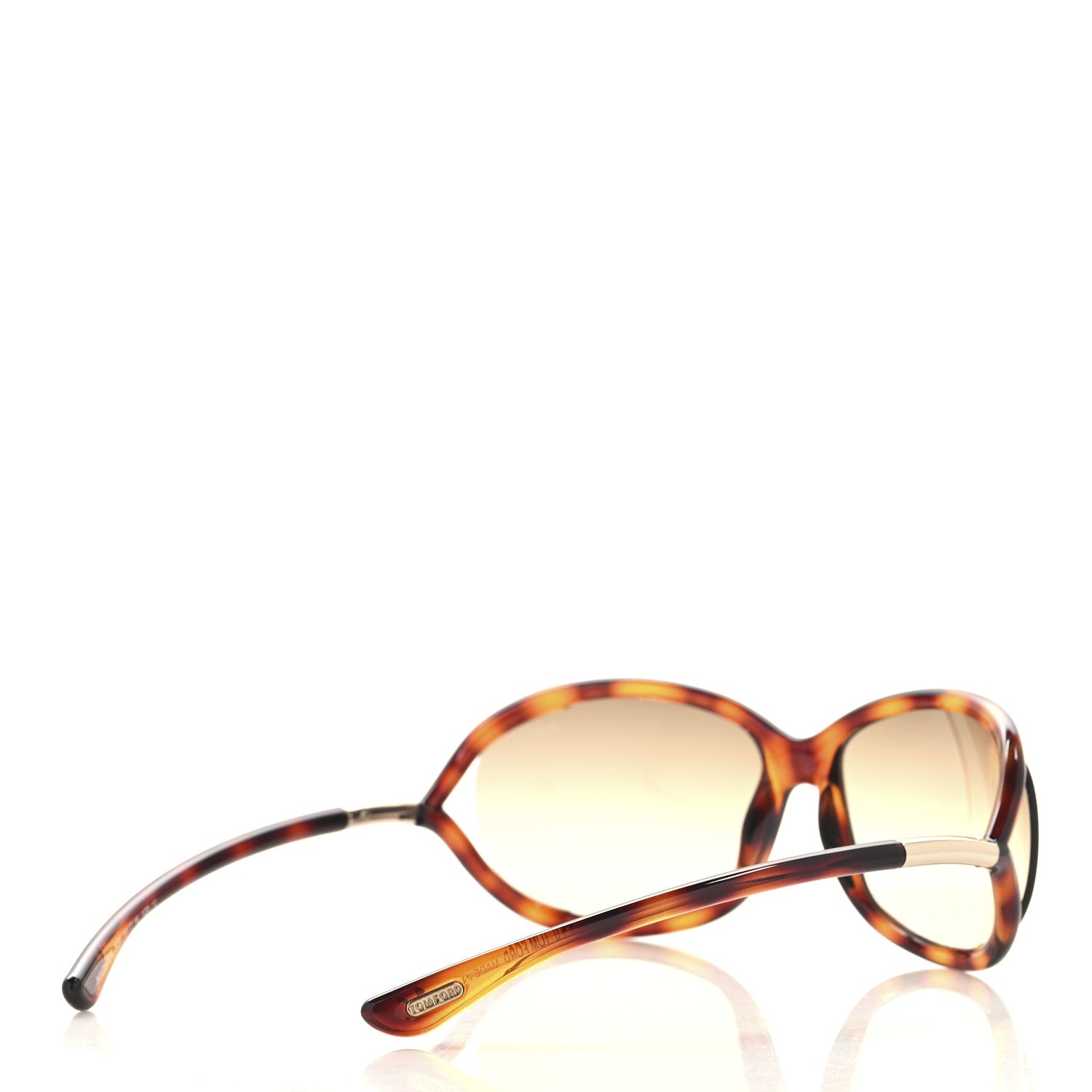 Tom Ford Acetate Jennifer Sunglasses TF8 Tortoise 4 of 7
