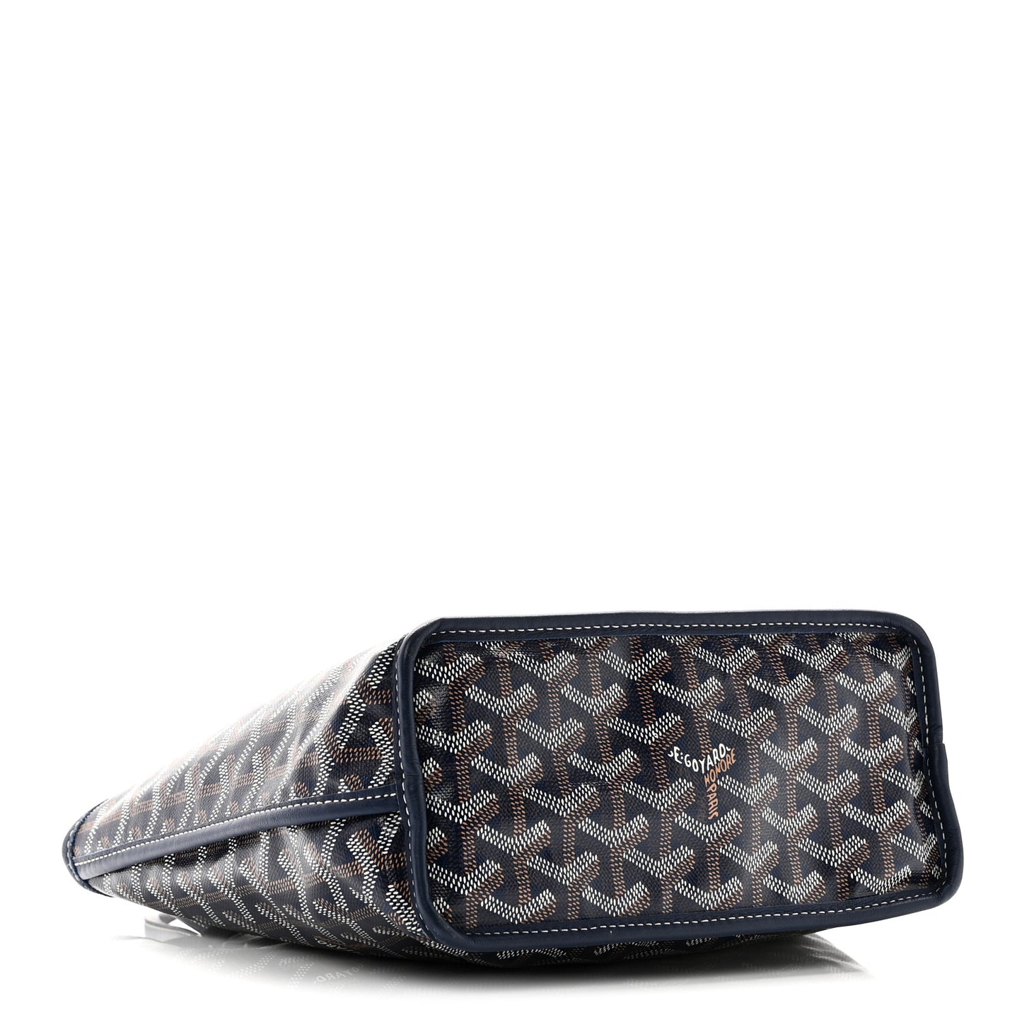 Goyardine Reversible Mini Anjou Navy