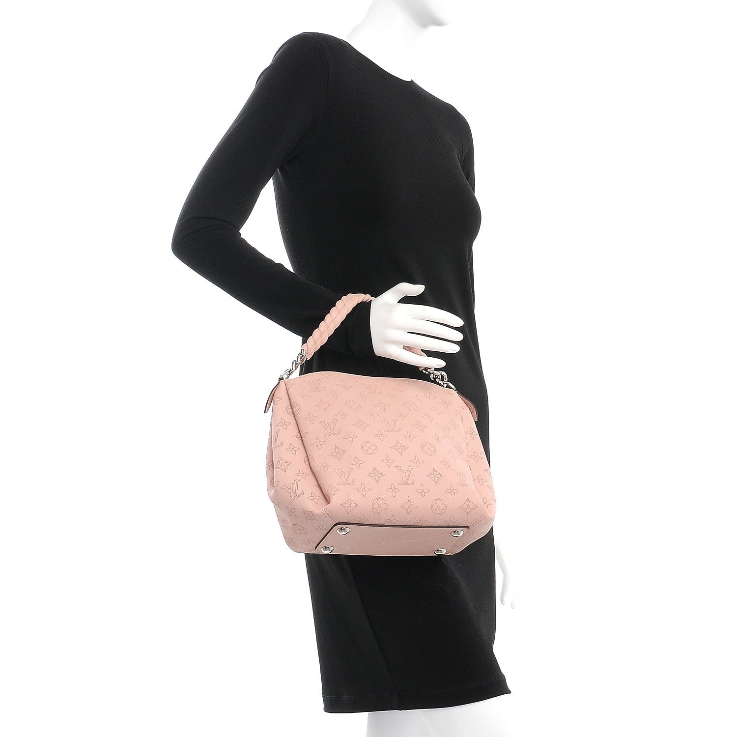 Louis Vuitton Mahina Babylone Chain BB Magnolia 3 of 8