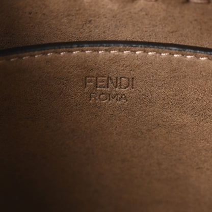 Fendi Denim Jacquard Vitello Grace FF 1974 Small Fendi Sunshine Shopper Tote Denim Sand 6 of 9