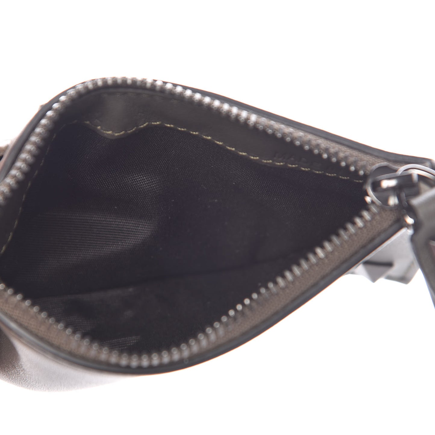 Vitello Rockstud Coin Case Card Holder Green