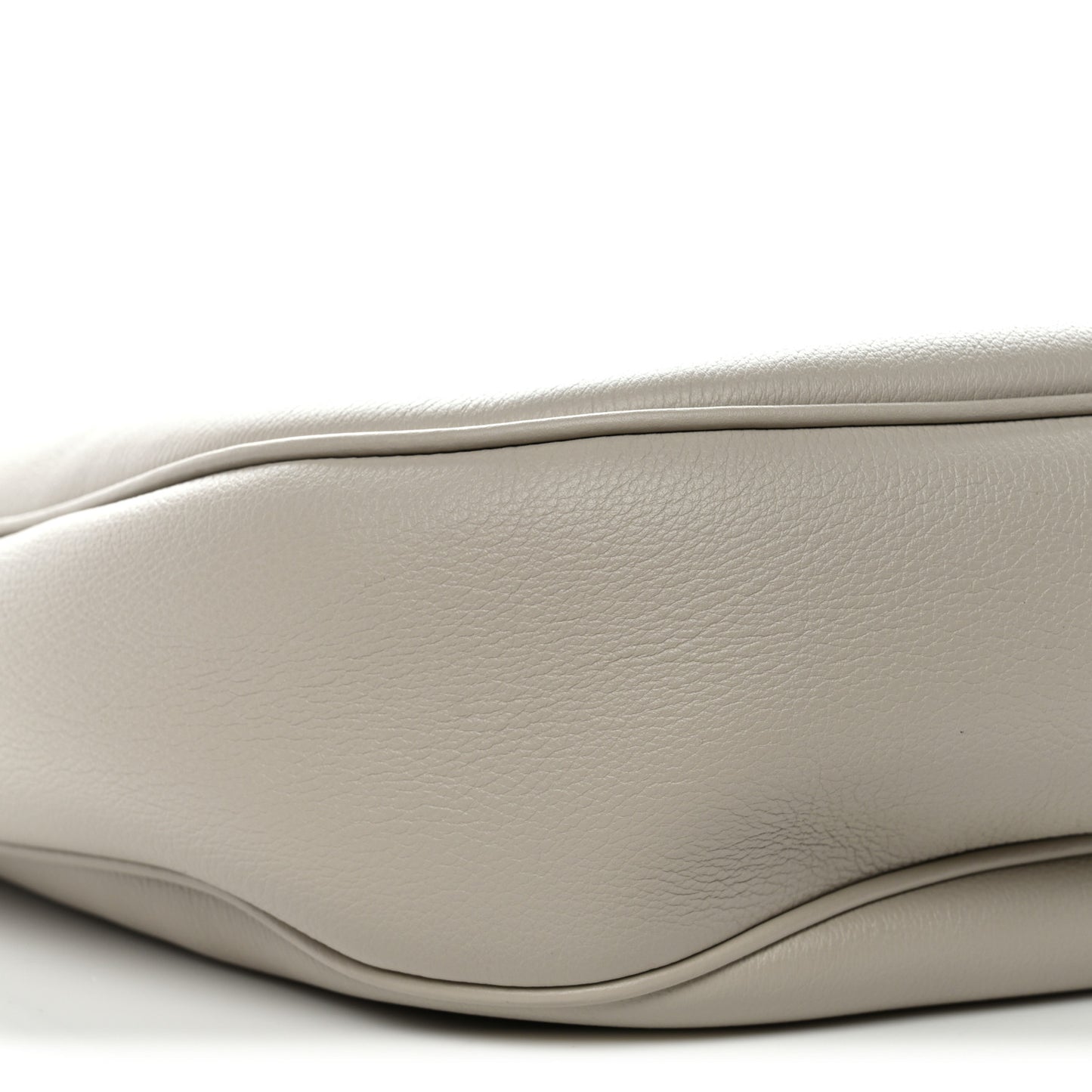 Supple Calfskin Cuir Triomphe Heloise Shoulder Bag Light Stone