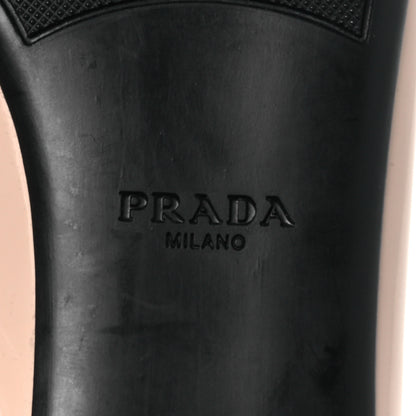 Prada Patent Triangle Ballerina Flats 37.5 Cipria 8 of 11
