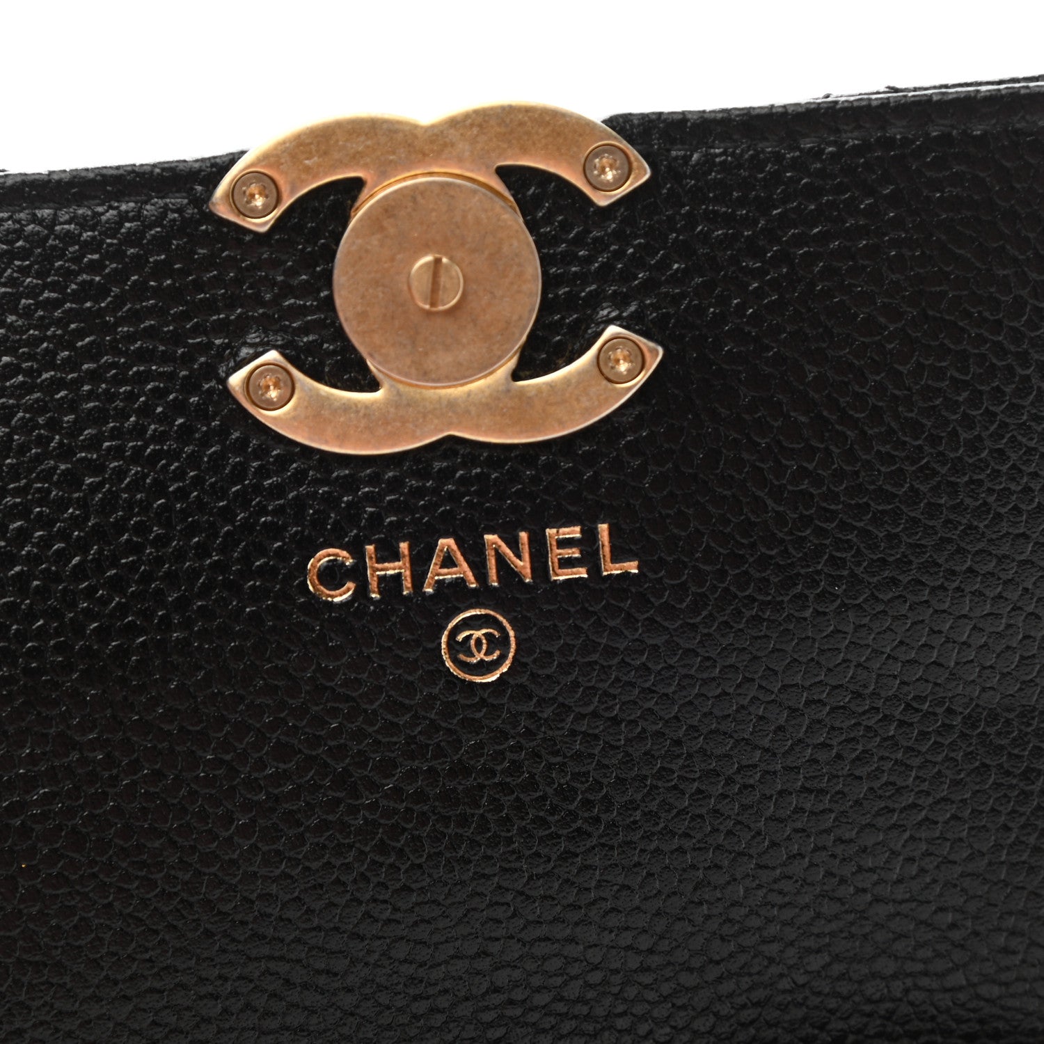 Chanel Shiny Caviar Quilted Chain Melody Belt Bag Black 6 of 10