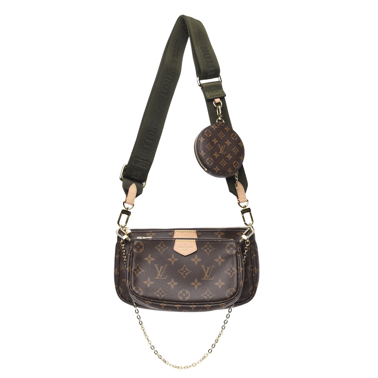 Monogram Multi Pochette Accessories Kaki
