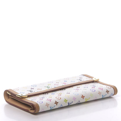Louis Vuitton Monogram Multicolor Porte Tresor International Wallet White 4 of 13
