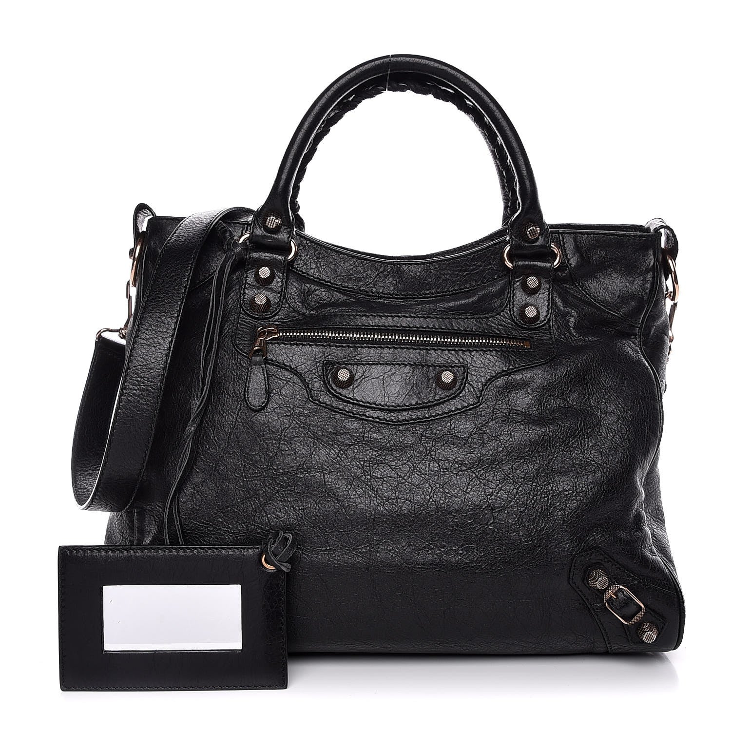 Balenciaga Agneau Giant 12 Rose Gold Hardware Velo Black 1 of 13