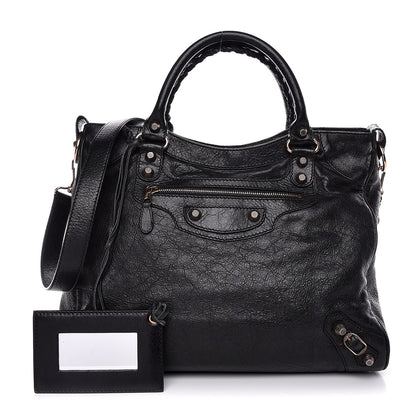 Balenciaga Agneau Giant 12 Rose Gold Hardware Velo Black 1 of 13