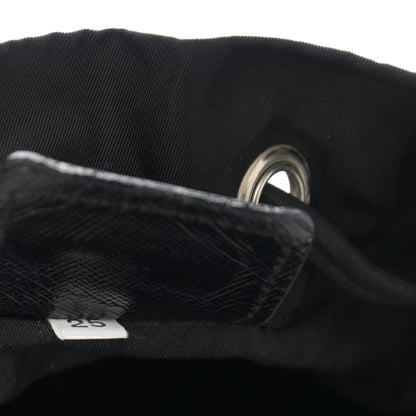 Prada Nylon Vela Drawstring Pouch Black 7 of 10
