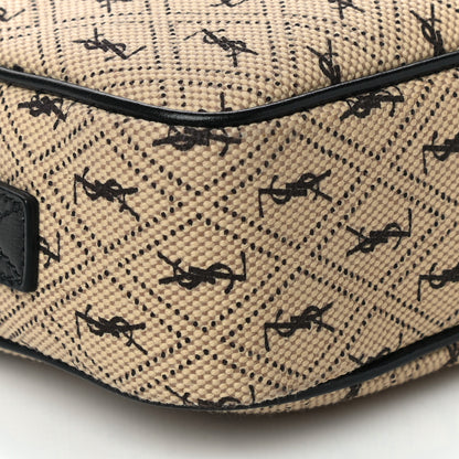 Saint Laurent Canvas Monogram All Over Camera Bag Beige 8 of 9
