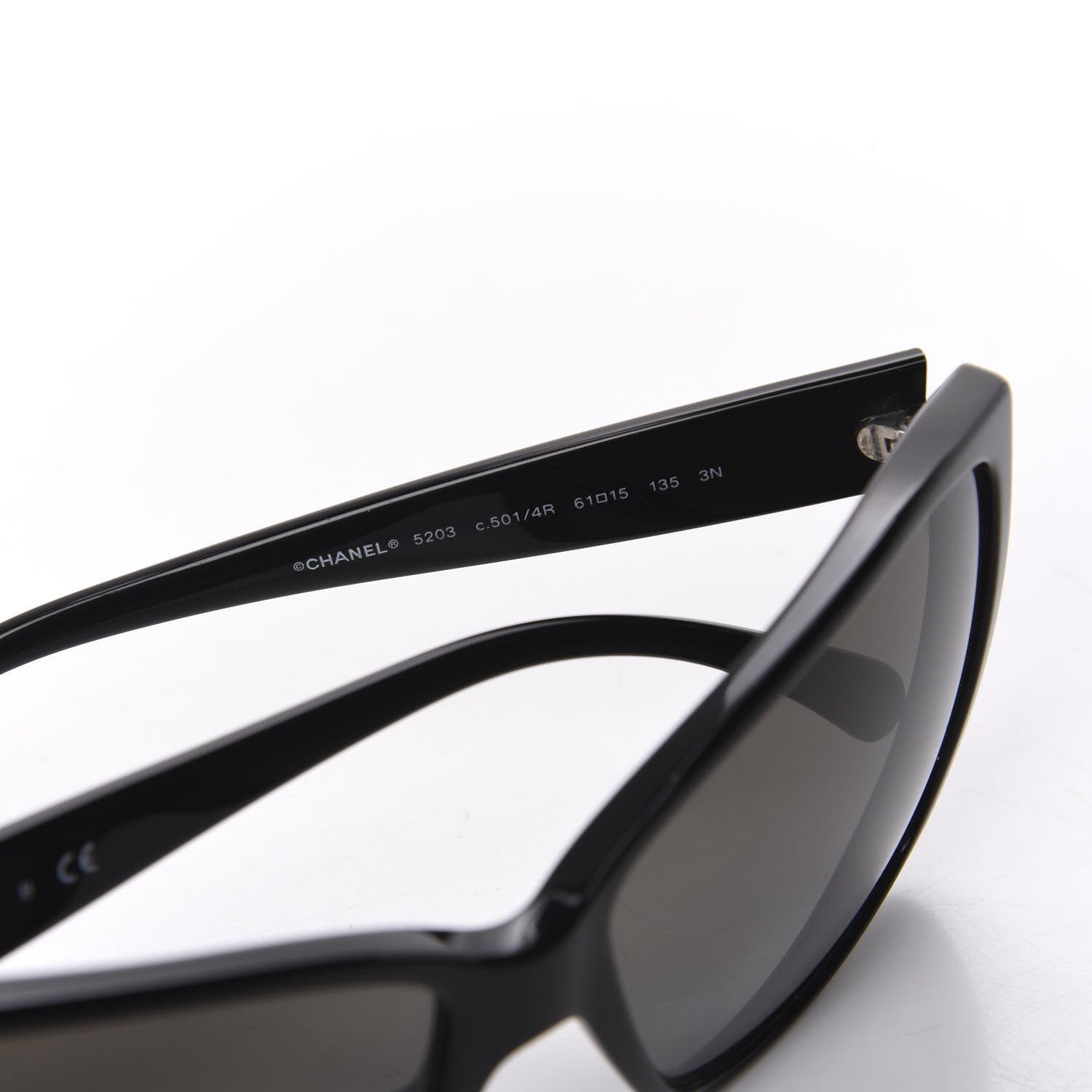 Chanel Acetate CC Sunglasses 5203 Black 6 of 10