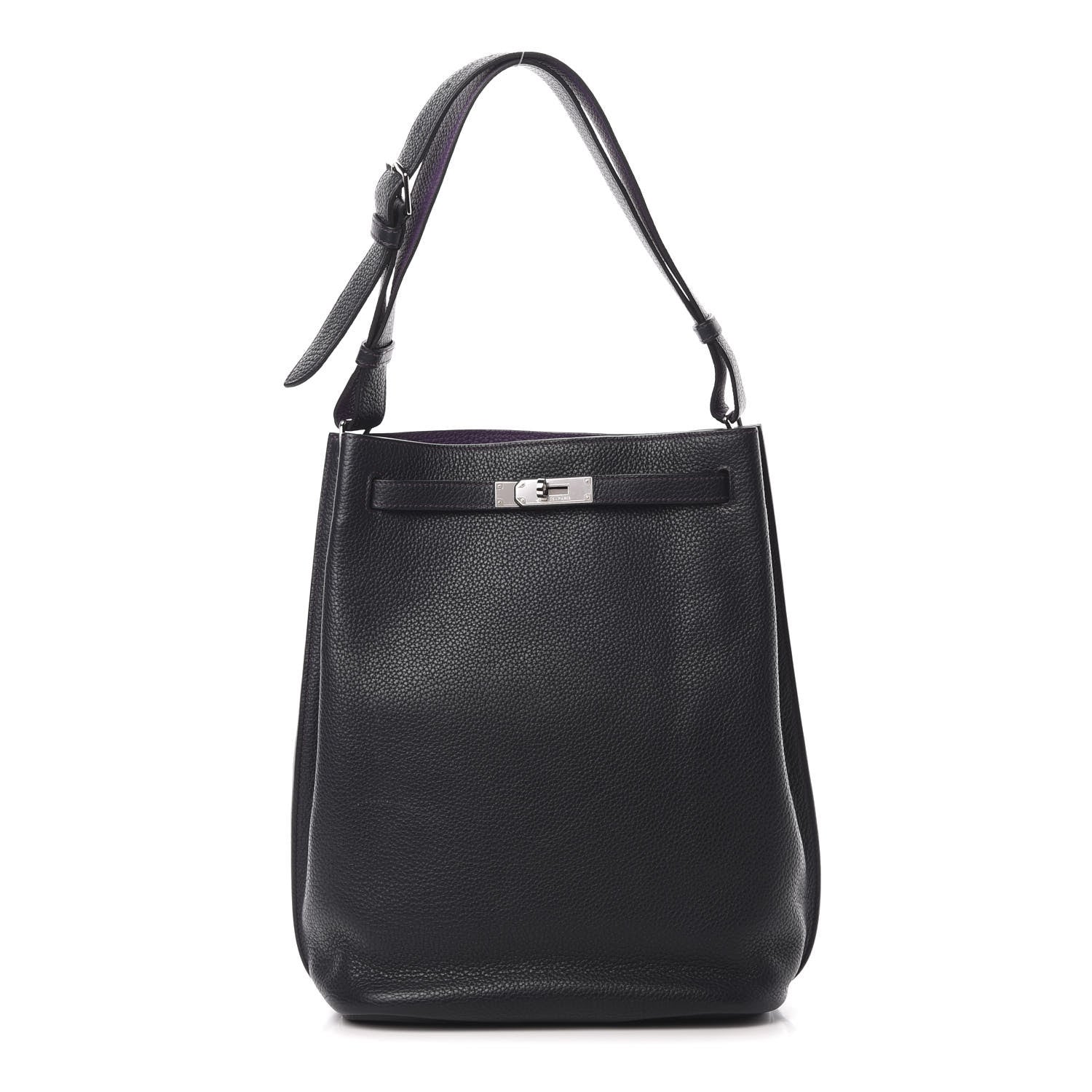 Hermes Taurillon Clemence So Kelly 26 Bleu Obscur Ultraviolet 1 of 11