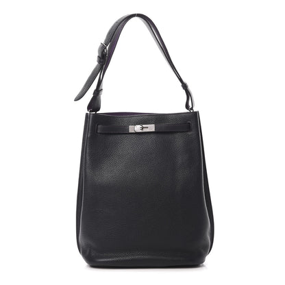 Hermes Taurillon Clemence So Kelly 26 Bleu Obscur Ultraviolet 1 of 11