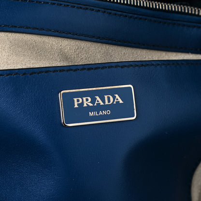Prada City Calf Hand Stitched Medium Galleria Double Zip Tote Bleuette 6 of 10