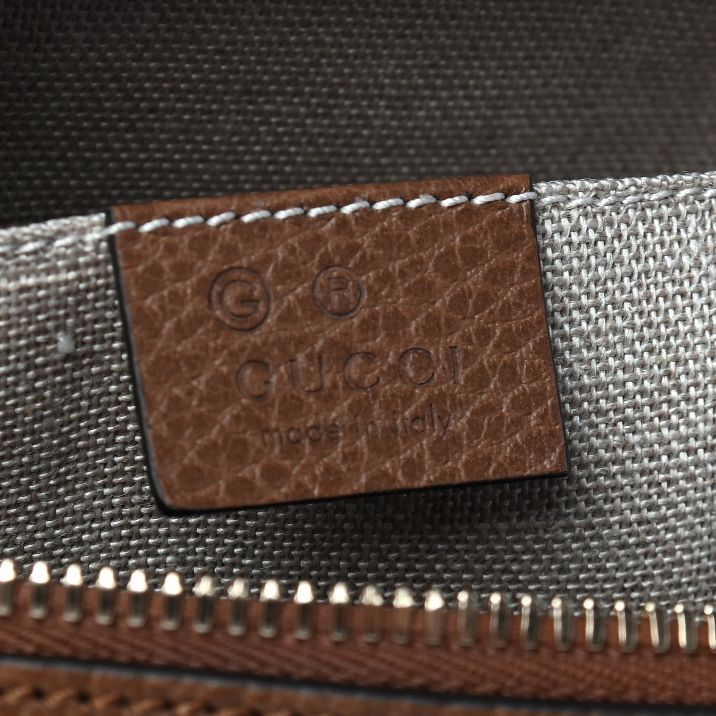 Monogram Mini Bree Messenger Bag Beige Tabacco