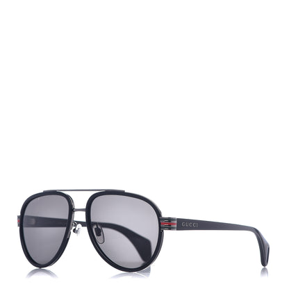 Gucci Acetate Aviator Sunglasses GG0447S Black 1 of 6