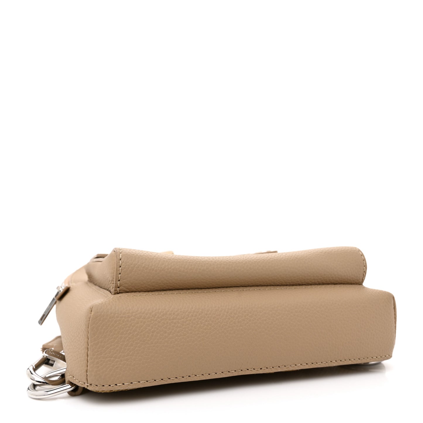 Grained Cowhide Aerogram Pilot Slingbag Sable Beige