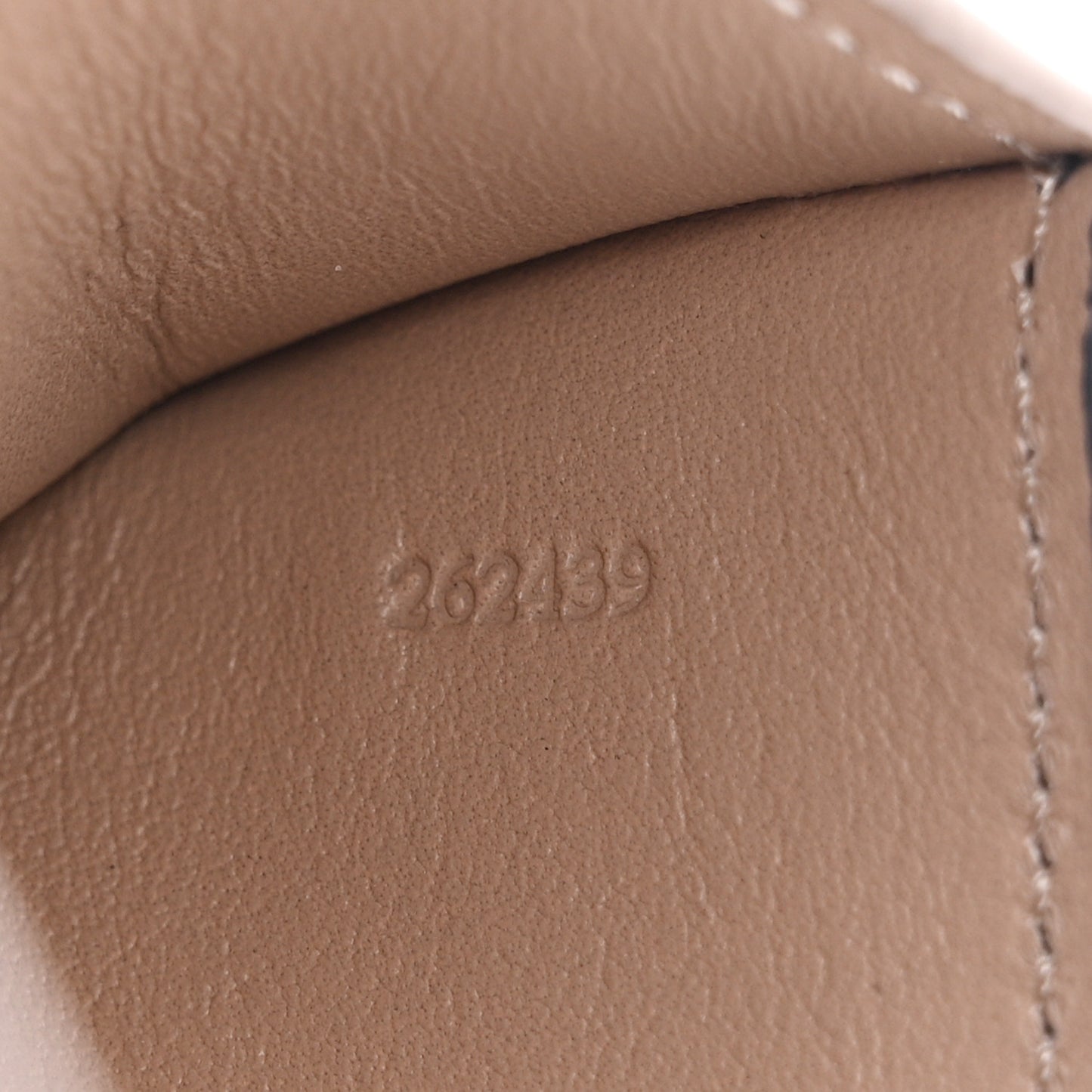 X SUNA FUJITA Nappa Bunny Trifold Wallet Deep Navy