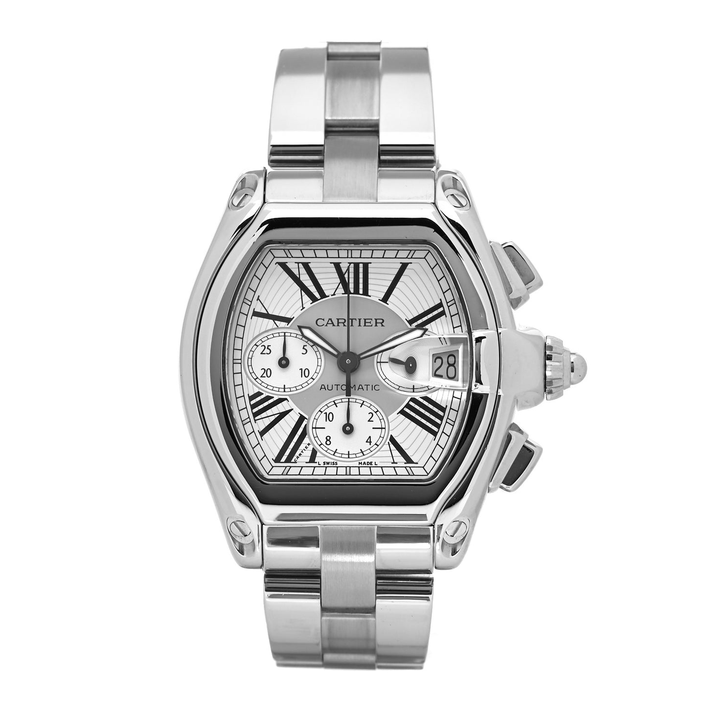Stainless Steel 42mm Roadster Chronograph Automatic Watch
