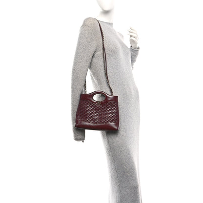 Chanel Shiny Lambskin Patent Calfskin Quilted Mini 31 Shopping Bag Dark Burgundy 2 of 10
