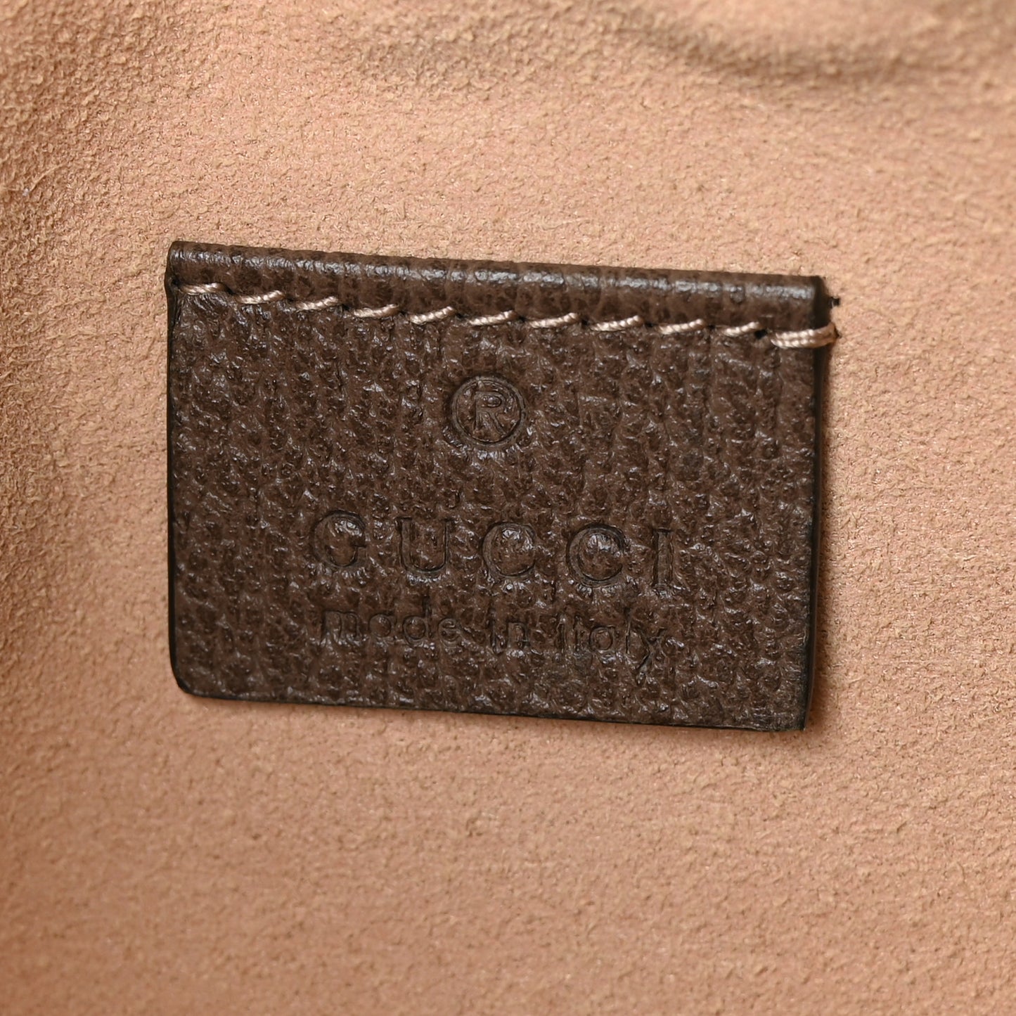GG Supreme Monogram Large Ophidia Pouch Clutch Brown