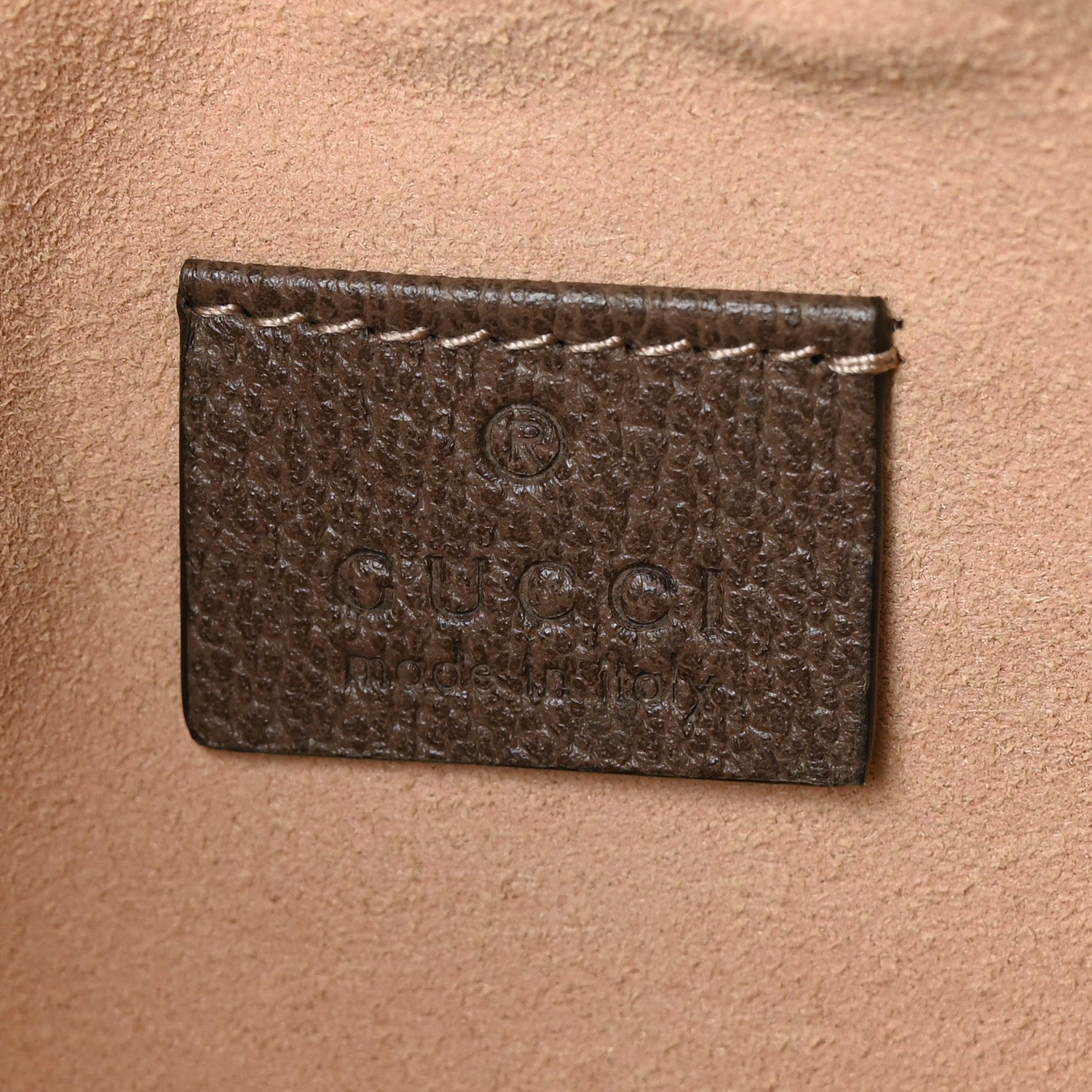 Gucci GG Supreme Monogram Large Ophidia Pouch Clutch Brown 6 of 7