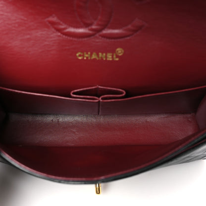 Chanel Lambskin Quilted Medium Double Flap Black 5 of 9
