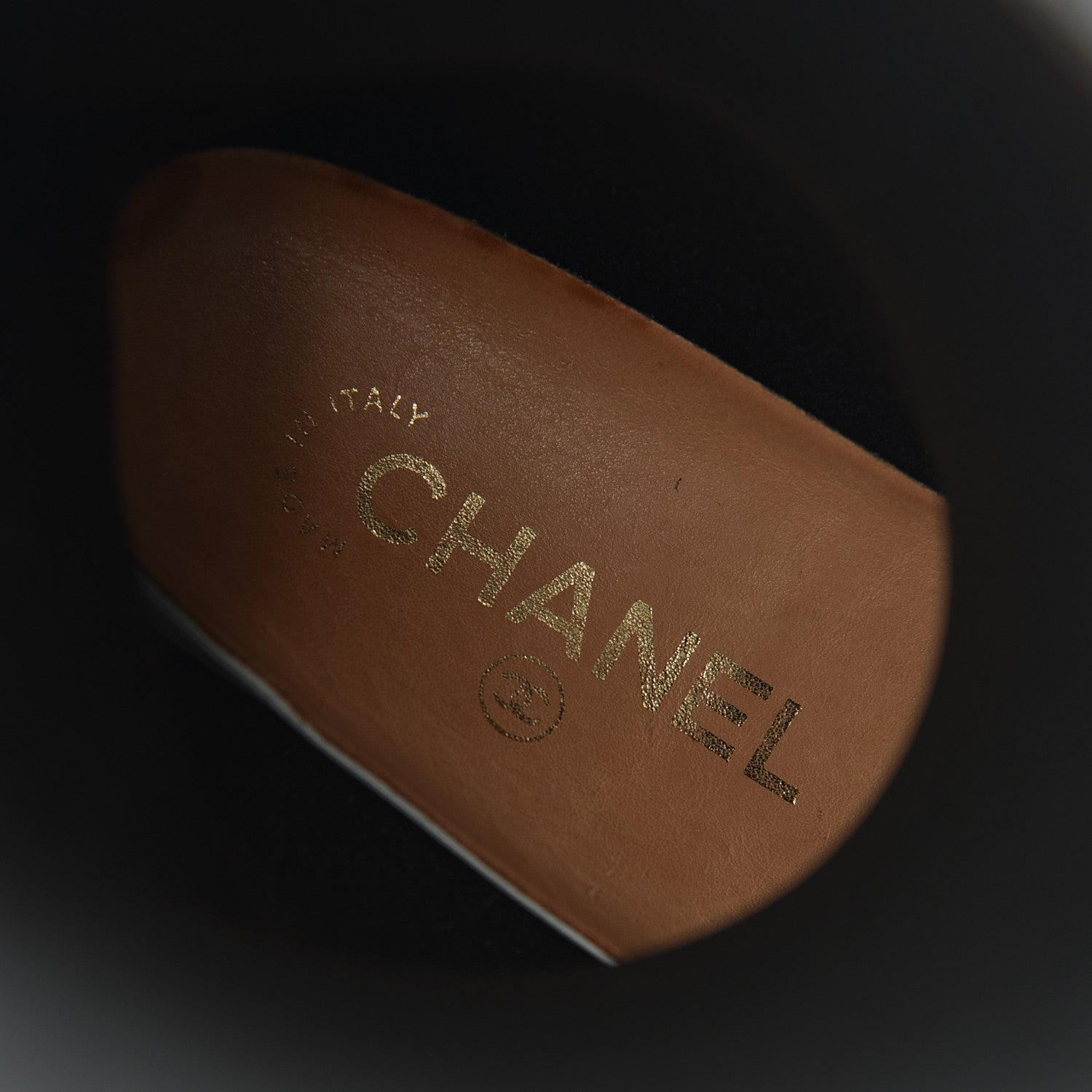 Chanel Rubber Camellia Rain Boots 39 Black 6 of 14