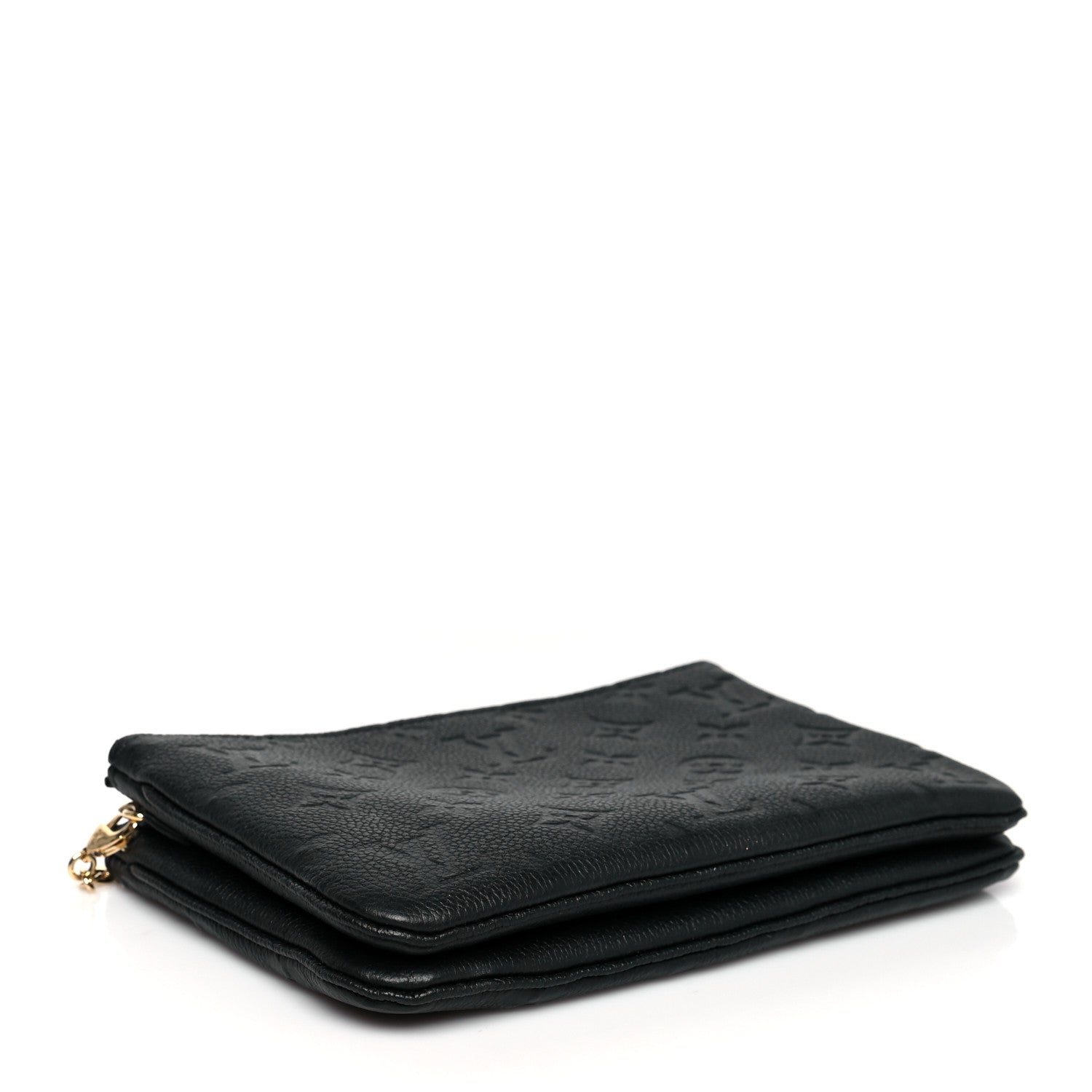 Louis Vuitton Empreinte Double Zip Pochette Black 4 of 12