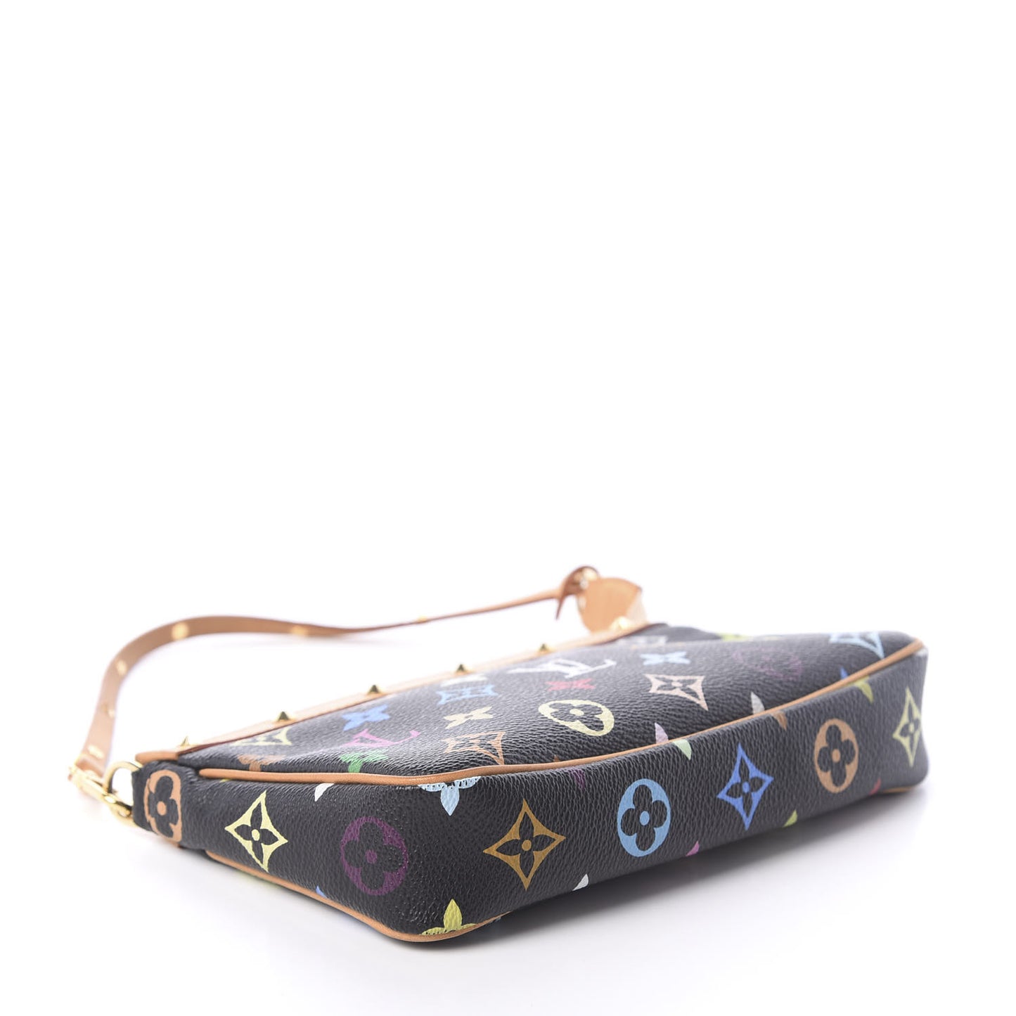Monogram Multicolor Pochette Accessories Black