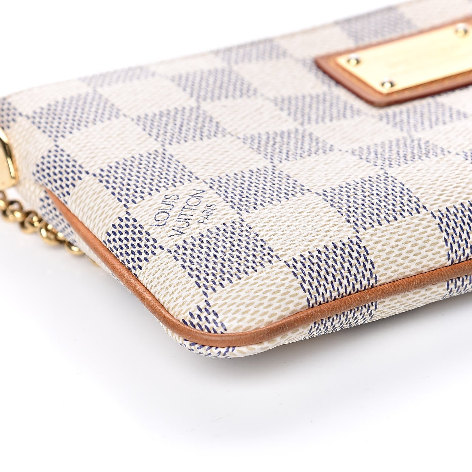 Louis Vuitton Damier Azur Pochette Milla MM 10 of 13