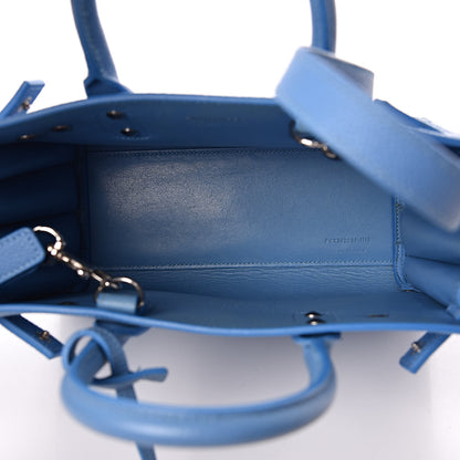 Saint Laurent Grained Calfskin Nano Sac De Jour Blue Clair 5 of 11