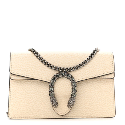 Gucci Dollar Calfskin Crystal Super Mini Dionysus Shoulder Bag Mystic White Black Diamond 1 of 10