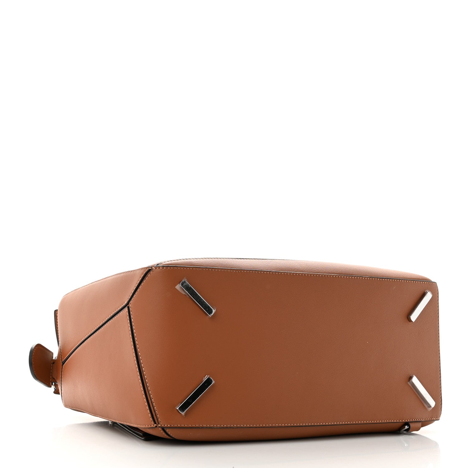 Loewe Calfskin Large Puzzle Bag Tan 4 of 9