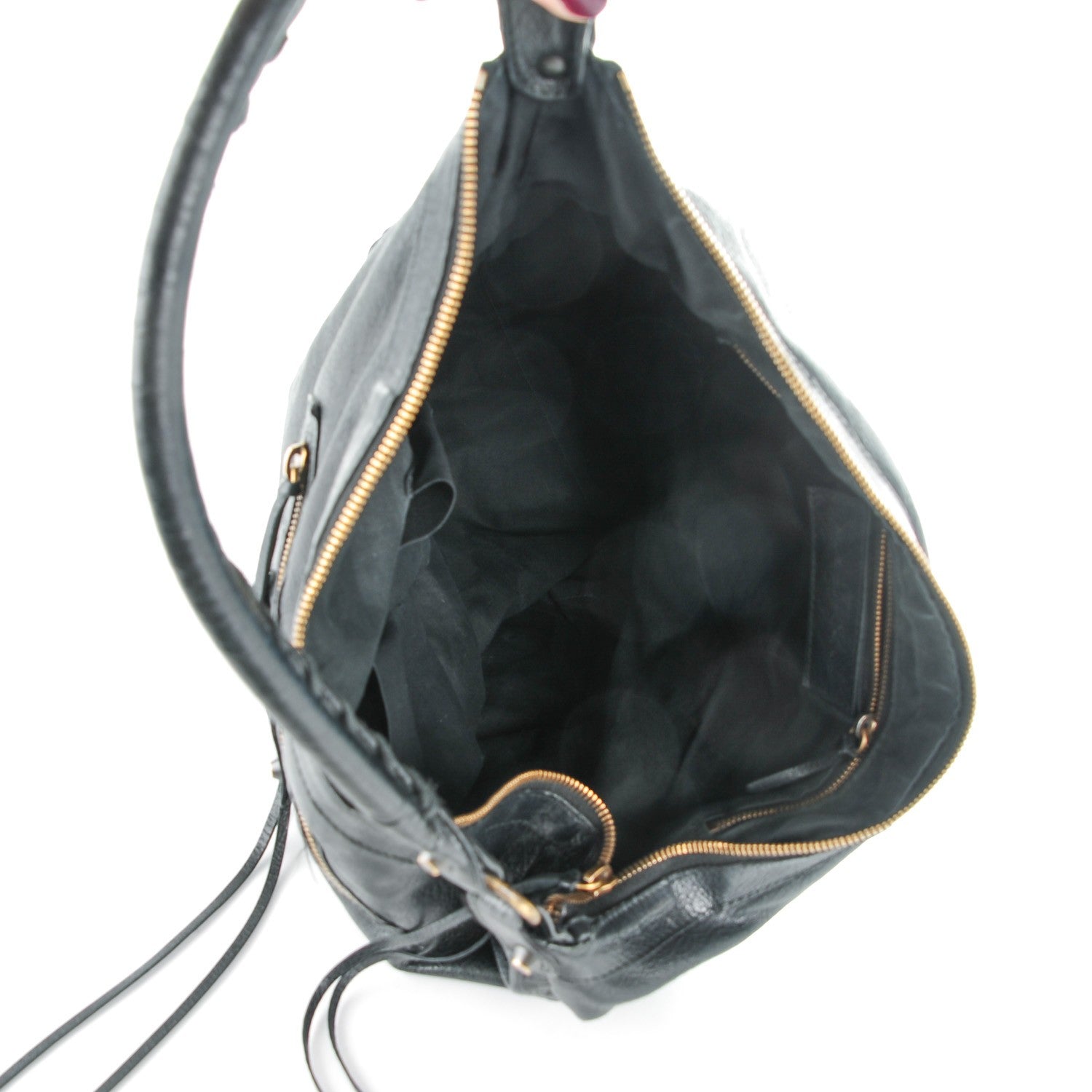 Balenciaga Agneau Classic Hardware Day Hobo Black 5 of 17
