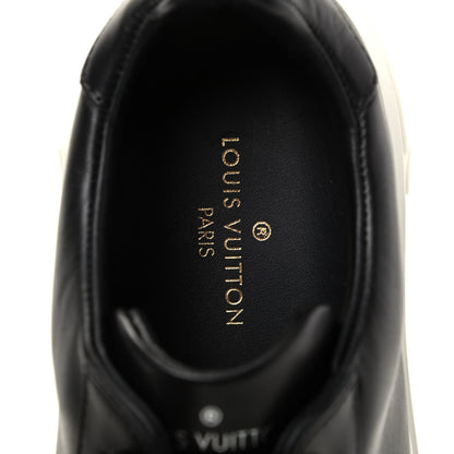 Louis Vuitton Calfskin Time Out Sneakers 37 Black 7 of 8