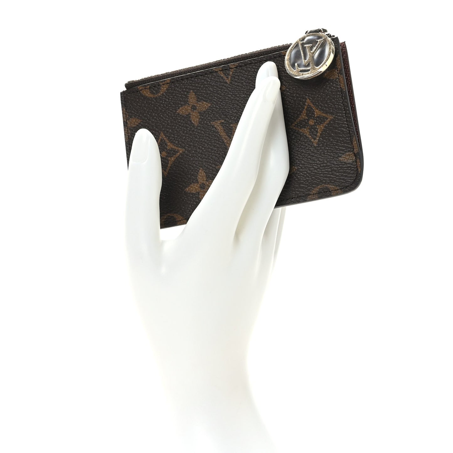 Monogram Zipped Romy Card Holder
