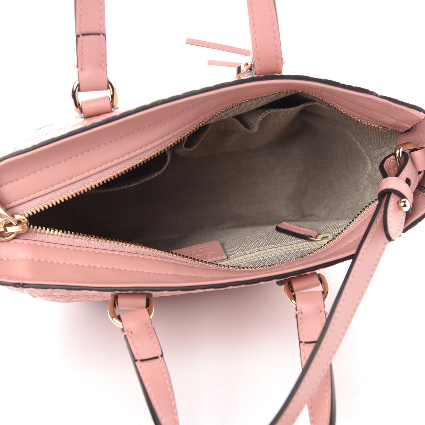 Microguccissima Small Bree Tote Soft Pink