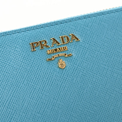 Prada Saffiano Metal Zip Around Wallet Voyage 8 of 8