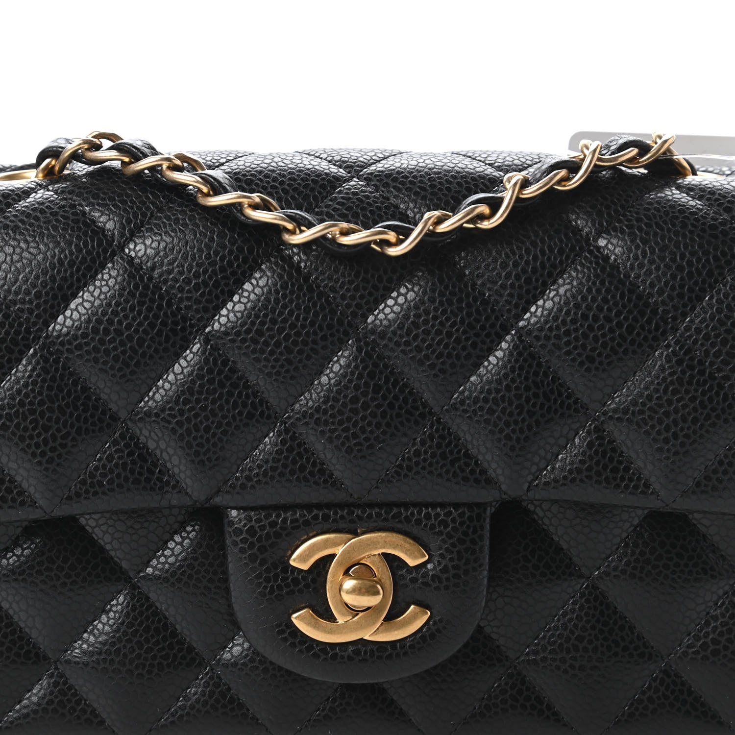Chanel Caviar Quilted Mini Rectangular Flap Black 10 of 11