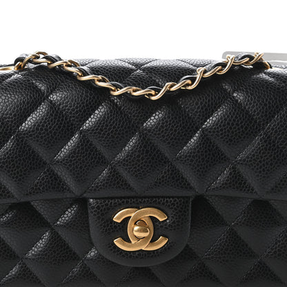 Chanel Caviar Quilted Mini Rectangular Flap Black 10 of 11