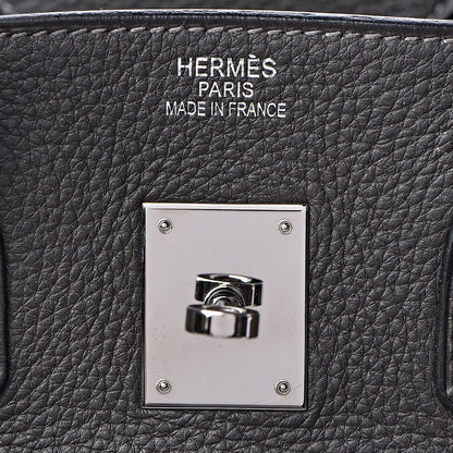 Hermes Taurillon Clemence Birkin 35 Graphite 7 of 37