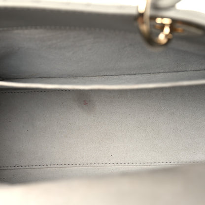 Christian Dior Lambskin Cannage Medium Lady Dior Grey 5 of 12