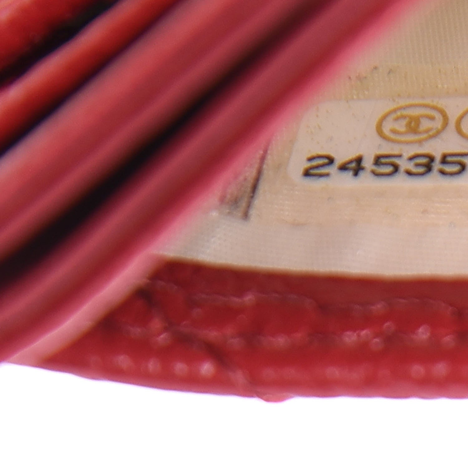 Chanel Caviar Quilted Card Holder Dark Red 8 of 11