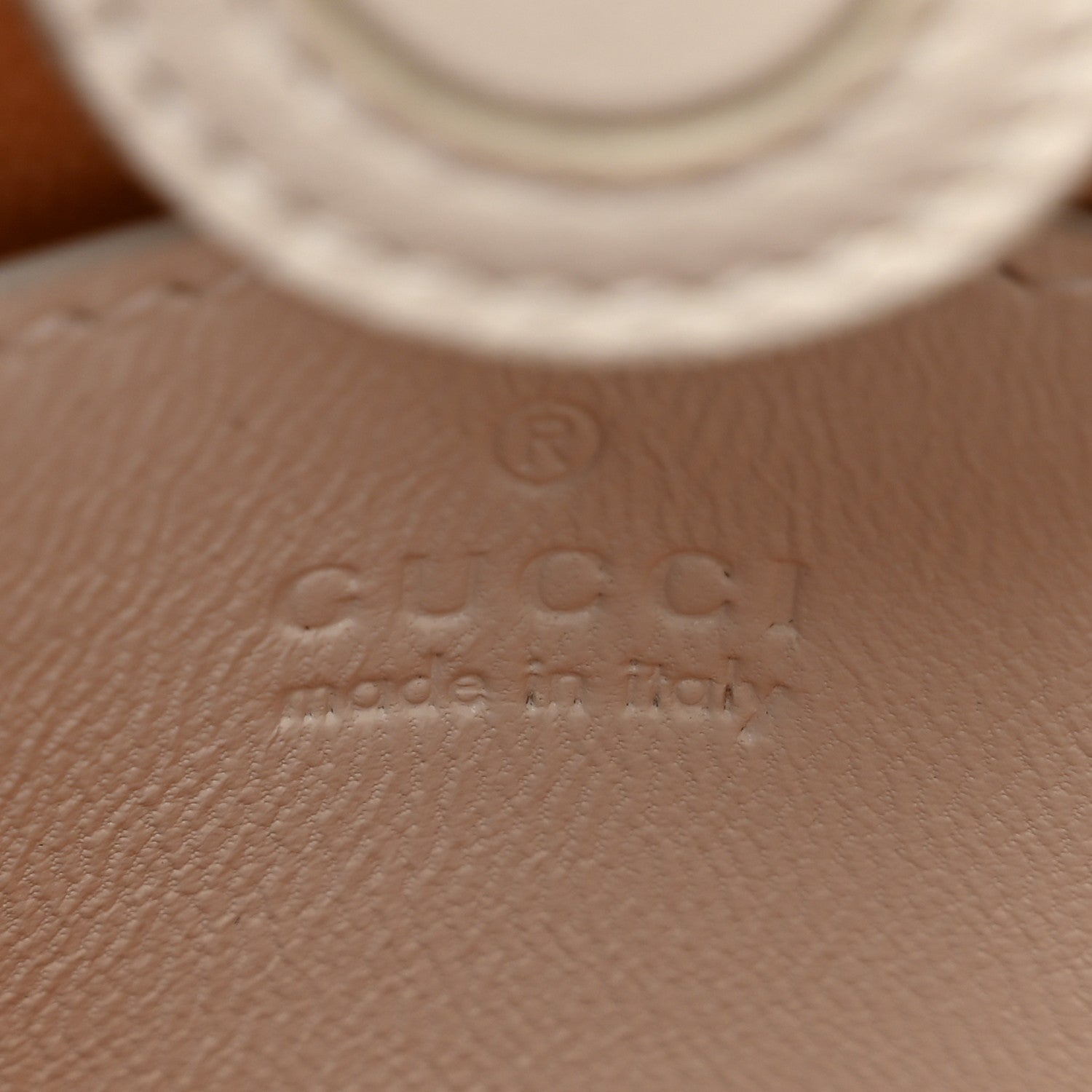 Gucci Calfskin Horsebit Slim Shoulder Bag White 6 of 10